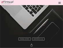 Tablet Screenshot of efirma.pl